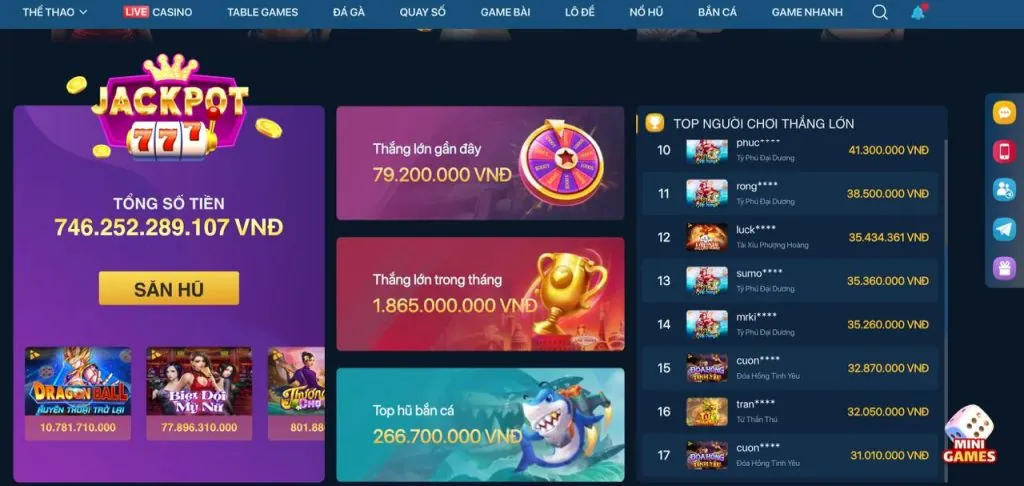 Cải thiện giao diện người dùng Luck8
